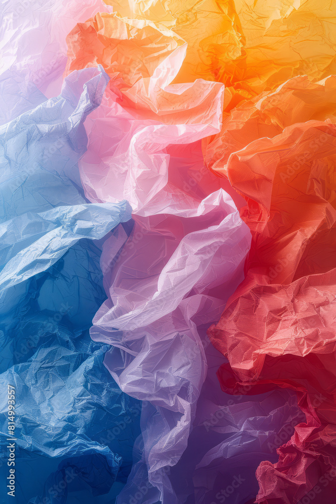 Poster a fluid mix of watercolor gradients that bleed into each other, symbolizing the blending of differen