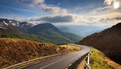 road in the mountains