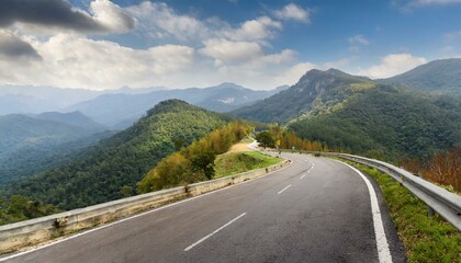 Naklejka premium road in the mountains