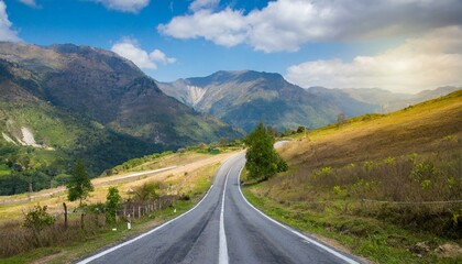 Fototapeta premium road in the mountains