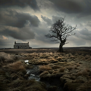 Grim Solitude: A Visual Representation of Emily Bronte's Wuthering Heights