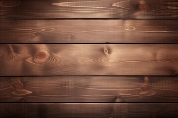 This high-resolution image showcases a series of horizontal wooden planks with a rich, deep brown color and a visible natural grain pattern. The wood texture exudes warmth and rustic charm, ideal for