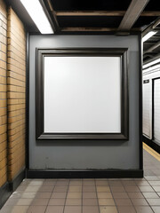 Billboard Frame Advertisement Mockup