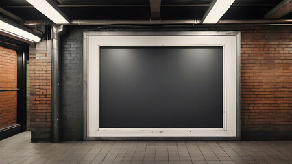 Billboard Frame Advertisement Mockup