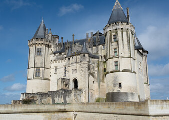 Renaissance castle of  Saumur, France.