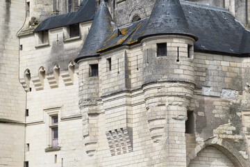 Renaissance castle of  Saumur, France.