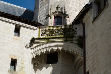 Renaissance castle of  Saumur, France.