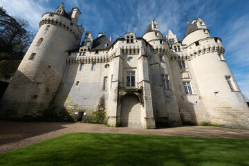 Renaissance castle of  Uss&eacute;, France.