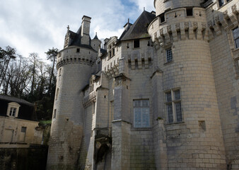 Renaissance castle of  Ussé, France.