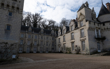 Renaissance castle of  Ussé, France.