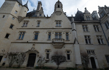 Renaissance castle of  Ussé, France.
