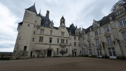 Renaissance castle of  Ussé, France.