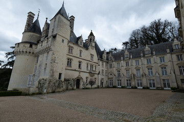 Renaissance castle of  Ussé, France.