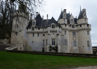 Renaissance castle of  Uss&eacute;, France.