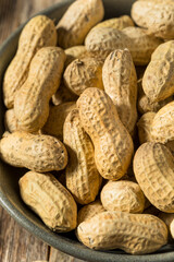 Brown Organic Raw Peanuts