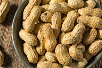 Brown Organic Raw Peanuts