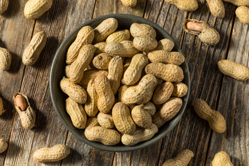 Brown Organic Raw Peanuts