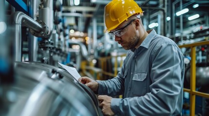 Engineers calibrating sensors to improve production accuracy and safety.