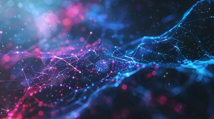 Abstract digital data background. Can be used in the description of network abilities, technological processes, digital storages, science, education, etc. hyper realistic 