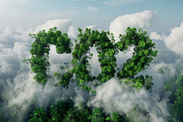 Fototapeta premium Co2 and water droplet hanging from the edge of a green leaf