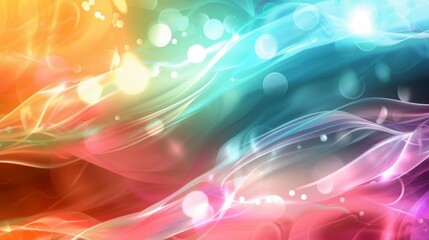 Colorful Abstract Background With Rainbow of Colors