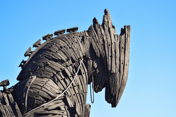 Trojan horse in Canakkale