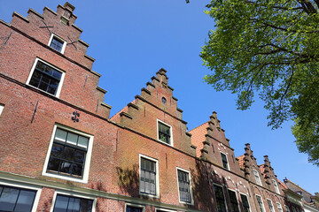 Netherlands. Old houses of Medemblik