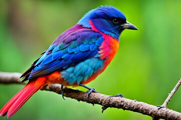 Obraz premium beautiful colorful macaw
