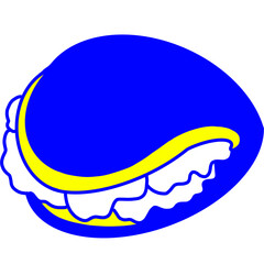 Appetizing food that can be made into various illustrations.