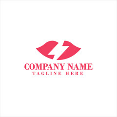 The logo Atelier. Vector template for the fashion industry Awesome fashion woman with hat logo. A fashion woman logotype.
