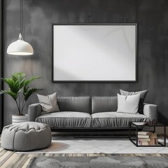 Enhance Your Decor with a Blank Black Horizontal Picture Frame