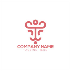 Woman fashion dress logo design and beauty lifestyle
