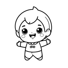 Cute vector illustration Kid doodle for children worksheet