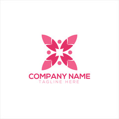 Woman Fashion Logo template
