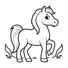 Cute vector illustration Wildwest drawing for toddlers book