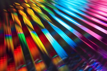Color spectrum close up A closeup view of a prism dispersing light into a spectrum
