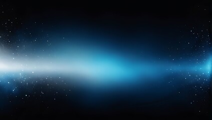  White blue black blurred abstract gradient on dark grainy background, glowing light, large banner size 