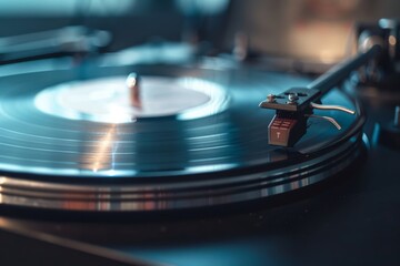 Minimalist Vinyl Record Player