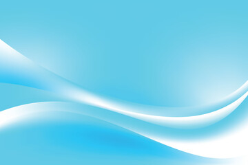 Modern Blue Wave Background blue white , color gradient rough abstract background shine bright light and glow template empty space