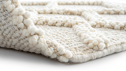 A close-up of a textured woven fabric.
