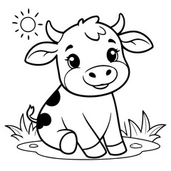 Adorable Cow for toddlers book