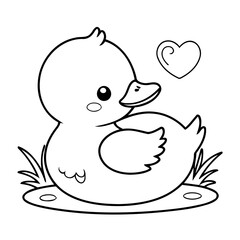 Adorable Duck for toddlers book