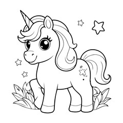 Adorable Unicorn for toddlers