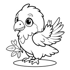 Amazing Eagle for toddlers coloring book