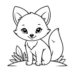 Cartoon Fox for toddlers