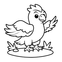 Cute Eagle for toddlers