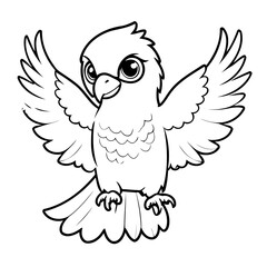 Cute Falcon for kids books