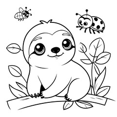Cute Sloth for toddlers