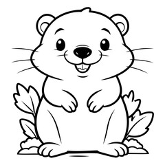 Funny Beaver for kids books