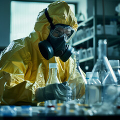 CBRN specialist at work